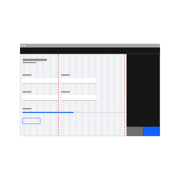 Do not exceed a width of six columns.